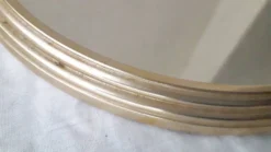 Plateau miroir rond