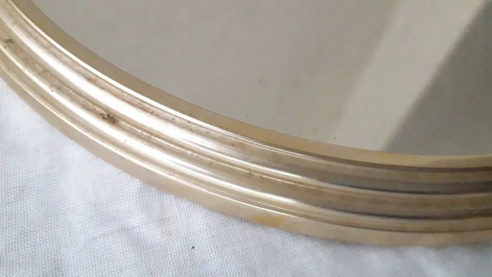 Plateau miroir rond