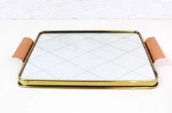 Plateau miroir vintage