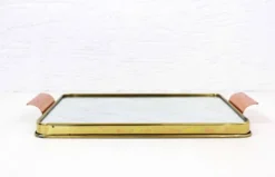 Plateau miroir vintage