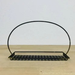 Plateau métal perforé années 50