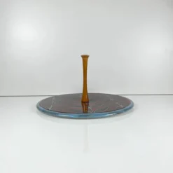 Plateau à poignée italien en céramique, 1960