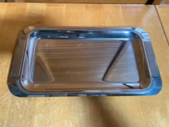 Plateau service gâteau guy degrenne + 4 fourchettes inox made in franc