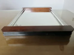 Plateau signé Louis Prodhon, art déco, vers 1930, France, palissandre