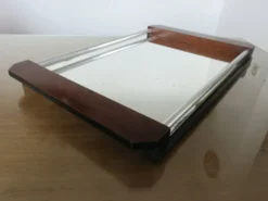 Plateau signé Louis Prodhon, art déco, vers 1930, France, palissandre