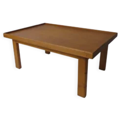 plateau sur pied en bois