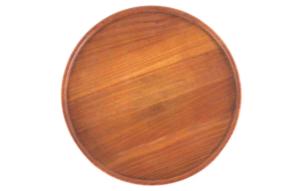 Plateau tournant Lazy Susan en teck - design danois