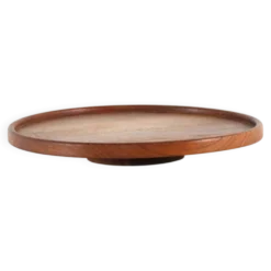 Plateau tournant Lazy Susan en teck - design danois