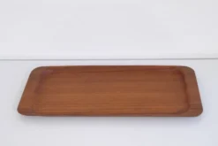 Plateau vintage en teck de Silva Suede 1960