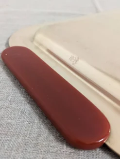 Plateaux et coupe en laiton et bakélite par PM Italy, Italie vers 1970