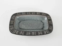Plat en céramique, design danois, années 1960, fabriqué par Frank Keramik