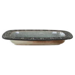 Plat en céramique, design danois, années 1960, fabriqué par Frank Keramik