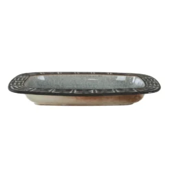 Plat en céramique, design danois, années 1960, fabriqué par Frank Keramik