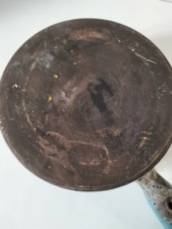 Plat en céramique italienne décor marin en relief San Marino, années 60-70