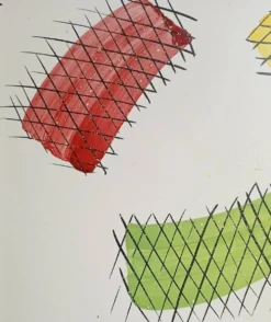 Plat en céramique Poët-Laval 50’s