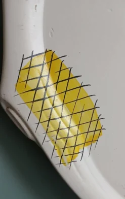 Plat en céramique Poët-Laval 50’s