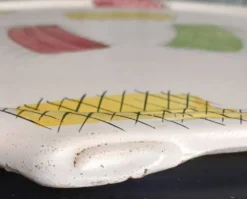 Plat en céramique Poët-Laval 50’s