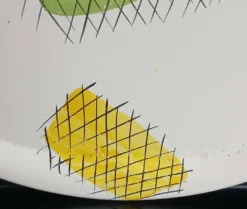Plat en céramique Poët-Laval 50’s