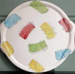 Plat en céramique Poët-Laval 50’s