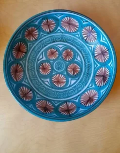 Plat en céramique Robert Picault 1960