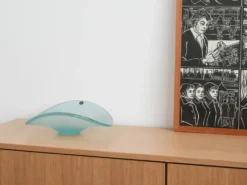Plat en cristal, design danois, années 1960, fabriqué par Royal Copenhagen