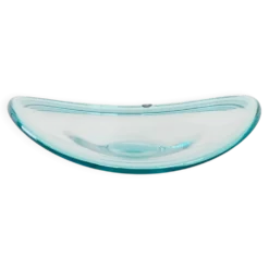 Plat en cristal, design danois, années 1960, fabriqué par Royal Copenhagen
