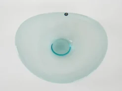 Plat en cristal, design danois, années 1960, fabriqué par Royal Copenhagen