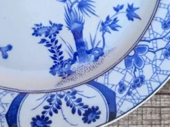 Plat en faïence de Creil et Montereau modèle Japon