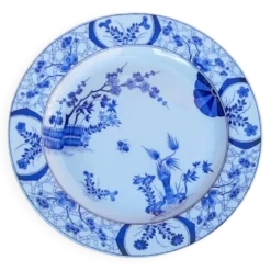 Plat en faïence de Creil et Montereau modèle Japon