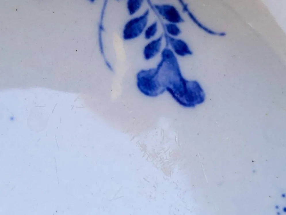 Plat en faïence de Creil et Montereau modèle Japon
