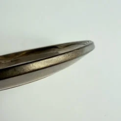 Plat en laiton autrichien vintage, grenouille sur nénuphar, art nouveau, anneau Jugendstil.