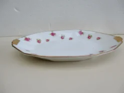 Plat en porcelaine C. B &Cie V France - art déco