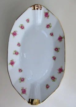 Plat en porcelaine C. B &Cie V France - art déco