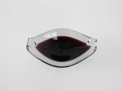 Plat en verre de Murano, design italien, années 1950, fabrication : Italie