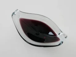 Plat en verre de Murano, design italien, années 1950, fabrication : Italie