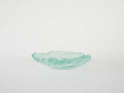 Plat en verre, design danois, années 1970, fabriqué au Danemark