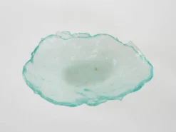 Plat en verre, design danois, années 1970, fabriqué au Danemark