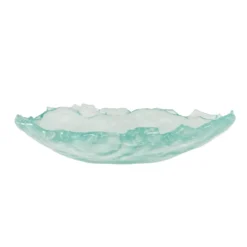 Plat en verre, design danois, années 1970, fabriqué au Danemark