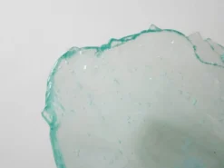 Plat en verre, design danois, années 1970, fabriqué au Danemark