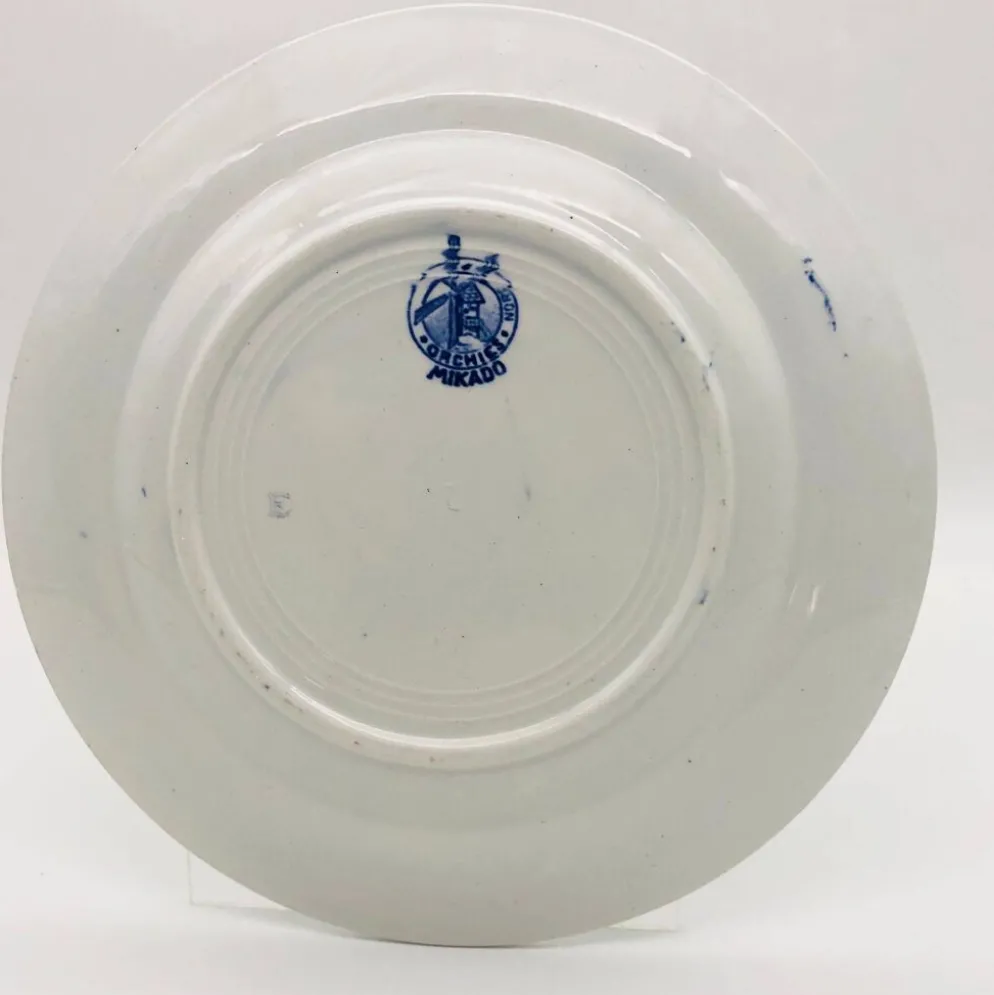 6 plates « Orchies - Nord ». Modèle Mikado.