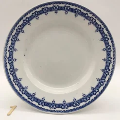 6 plates « Orchies - Nord ». Modèle Mikado.