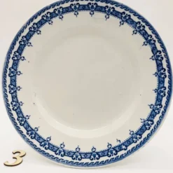 6 plates « Orchies - Nord ». Modèle Mikado.