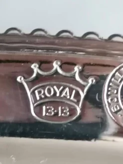 Plat estampillé BB Royal de l'orfèvrerie lyonnaise Bouillet et Bourdelle