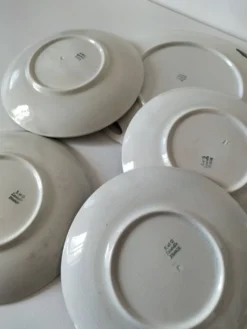 plat et 4 assiettes à dessert K et G Lunéville
