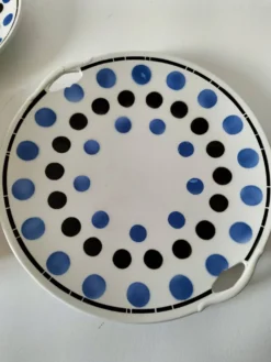 plat et 4 assiettes à dessert K et G Lunéville
