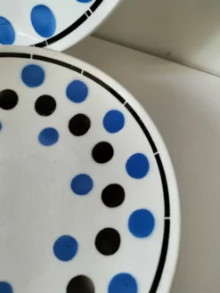 plat et 4 assiettes à dessert K et G Lunéville