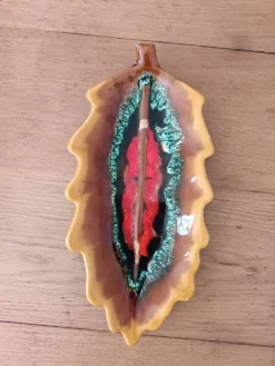 Plat feuille vallauris