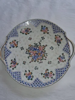 Plat à gateaux porcelaine