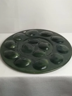 Plat à huîtres céramique St Clément vintage