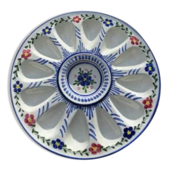 Plat à huîtres peint à la main